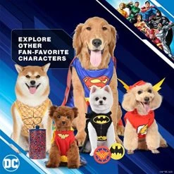 Mia's Pet Supply Apparel DC Comics For Pets Superman Dog Harness