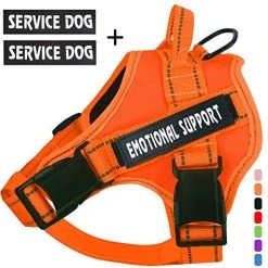 Mia's Pet Supply No-Pull Emotional Support Pet Vest Harness - Reflective, Breathable & Adjustable for Cats & Dogs 36 Mia's Pet Supply Leashes And Harness No-Pull Emotional Support Pet Vest Harness, Reflective Breathable And Adjustable