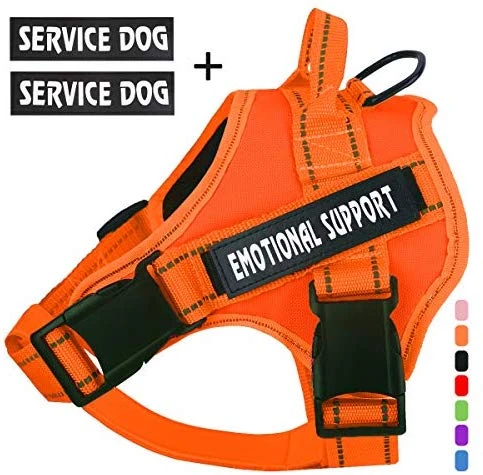 Mia's Pet Supply No-Pull Emotional Support Pet Vest Harness - Reflective, Breathable & Adjustable for Cats & Dogs 16 Mia's Pet Supply Leashes And Harness No-Pull Emotional Support Pet Vest Harness, Reflective Breathable And Adjustable