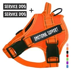 Mia's Pet Supply No-Pull Emotional Support Pet Vest Harness - Reflective, Breathable & Adjustable for Cats & Dogs 39 Mia's Pet Supply Leashes And Harness No-Pull Emotional Support Pet Vest Harness, Reflective Breathable And Adjustable