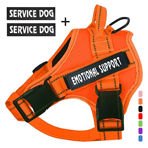 Mia's Pet Supply No-Pull Emotional Support Pet Vest Harness - Reflective, Breathable & Adjustable for Cats & Dogs 19 Mia's Pet Supply Leashes And Harness No-Pull Emotional Support Pet Vest Harness, Reflective Breathable And Adjustable