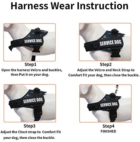 Mia's Pet Supply Dihapet Dog Harness & Service Vest - Top 10 Rated for Comfort & Safety 7 Mia's Pet Supply Dihapet Dog Harness, Service Dog Vest