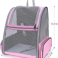Mia's Pet Supply Lollimeow Pet Carrier Backpack For Dogs And Cats Travel