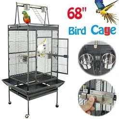 Brand New Mia's Pet Supply Nova Microdermabrasion 61/68 Inches Large Bird Cage - Perfect for Aviary & Perches 17 Mia's Pet Supply Nova Microdermabrasion 61/68 Inches Large Bird Cage
