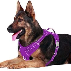 Mia's Pet Supply No Pull Dog Harness Front Clip Heavy Duty Reflective Easy Control Handle For Large Dog Leashes And Harness