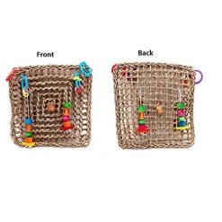 Mia's Pet Supply : Bird Toys Parrot Seagrass Activity Wall Birds