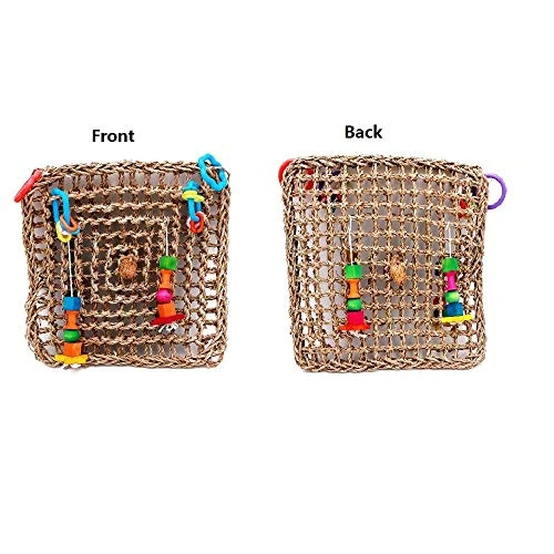 Mia's Pet Supply: Seagrass Activity Wall Toy for Parrots & Birds - Hot Sale! 2 Mia's Pet Supply : Bird Toys Parrot Seagrass Activity Wall Birds