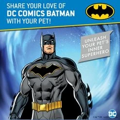 Mia's Pet Supply DC Comics For Pets Batman Dog Harness
