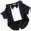 Mia's Pet Supply : Formal Tuxedo With Black Tie For Small Dog