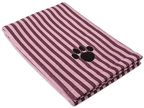 Mia's Pet Supply DII Bone Dry Microfiber Dog Bath Towel with Embroidered Paw Print - Quick Dry & Absorbent 12 Mia's Pet Supply DII Bone Dry Microfiber Dog Bath Towel With Embroidered Paw Print Hygiene