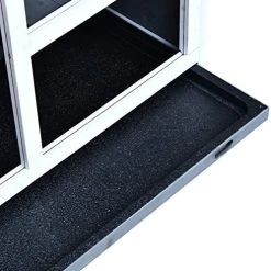 Mia's Pet Supply PawHut Solid Wood Rabbit Hutch/Home Pet House