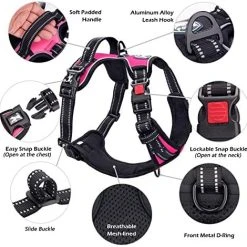 Mia's Pet Supply PoyPet No Pull Dog Harness - Reflective, No Choke Front Lead for Comfort & Safety 21 Mia's Pet Supply PoyPet No Pull Dog Harness, No Choke Front Lead Dog Reflective Harness Leashes And Harness