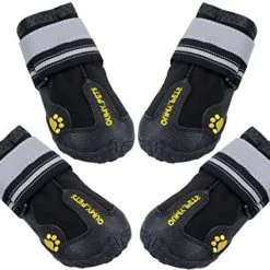 QUMY Waterproof Dog Boots - Reflective, Anti-Slip, Rugged Pet Shoes for All Weather | Mia's Pet Supply 17 Mia's Pet Supply QUMY Dog Boots Waterproof Shoes With Reflective Velcro Rugged Anti-Slip Apparel