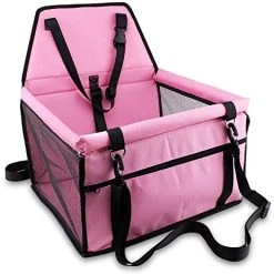 Mia's Pet Supply Travel Pet Reinforce Car Booster Seat For Dog Cat Portable