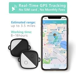 Mia's Pet Supply PETFON Pet GPS Tracker(iOS ONLY), Real-Time Tracking Device,