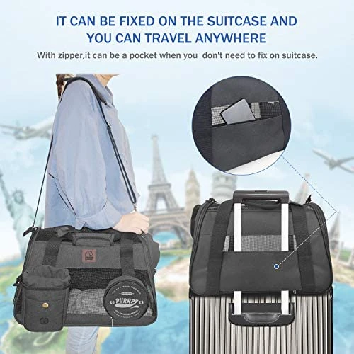 Mia's Pet Supply Premium Dog & Cat Carrier - Durable Travel Carrier for Dogs, Cats, and Rabbits - Lightweight & Comfortable 5 Mia's Pet Supply Premium Dog Carriers Cat Carriers Rabbit Carriers Travel