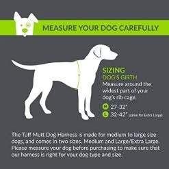 Mia's Pet Supply Tuff Mutt Dog Harness for Medium & Large Breeds - Easy On/Off, Durable Leash & Harness Set 16 Mia's Pet Supply Leashes And Harness Tuff Mutt Dog Harness For Medium & Large Breeds, Easy On Easy Off