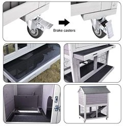 Mia's Pet Supply Aivituvin Rabbit Hutch - Outdoor & Indoor Rabbit House with Run, Durable & Spacious 9 Mia's Pet Supply Aivituvin Rabbit Hutch Outdoor Indoor With Run