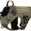 Mia's Pet Supply ICEFANG Tactical Dog Harness With 2X Metal Buckle, Leashes And Harness