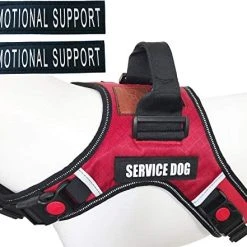 Mia's Pet Supply Reflective Dog Vest Harness - Woven Nylon & Neoprene Handle | ALBCORP Service 26 Mia's Pet Supply Leashes And Harness ALBCORP Service Dog Vest Harness - Reflective - Woven Nylon, Neoprene Handle