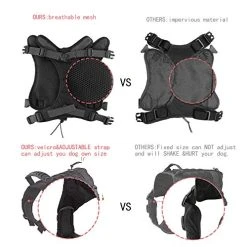 Mia's Pet Supply Tactical Dog Vest Harness & Leash Set - Durable, Adjustable, Reflective for Safety 19 Mia's Pet Supply Leashes And Harness Tactical Service Dog Vest Harness