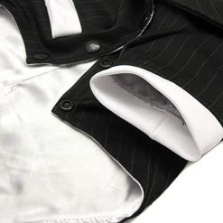 Mia's Pet Supply Oscar Formal Tuxedo With Black Tie And Red Bow Tie Apparel