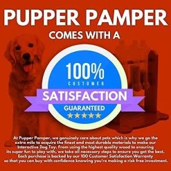 Mia's Pet Supply Interactive Dog Food Puzzle Toy - Treat Dispensing Dogs Slow Feeder