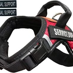 Mia's Pet Supply Reflective Dog Vest Harness - Woven Nylon & Neoprene Handle | ALBCORP Service 22 Mia's Pet Supply Leashes And Harness ALBCORP Service Dog Vest Harness - Reflective - Woven Nylon, Neoprene Handle