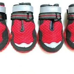 Mia's Pet Supply Xanday Breathable Dog Boots, Mesh Dog Shoes Apparel