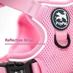 Mia's Pet Supply Leashes And Harness PoyPet Reflective Soft Breathable Mesh Dog Harness