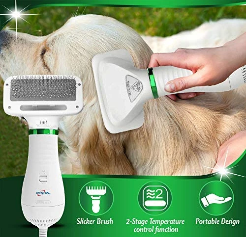 Mia's Pet Supply Professional Pet Grooming Hair Dryer & Slicker Brush Kit for Cats & Dogs 2 Mia's Pet Supply Hygiene Pet Grooming Hair Blower With Slicker Brush