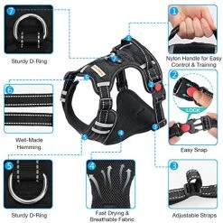 Mia's Pet Supply : Babyltrl Big Dog Harness No-Pull Adjustable Leashes And Harness