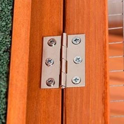 Mia's Pet Supply Tangkula Chicken Coop Outdoor Wooden Chicken Coop Garden Backyard Farm Bunny