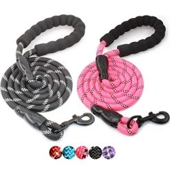 Mia's Pet Supply Strong Dog Leash With Comfortable Padded Handle Leashes And Harness