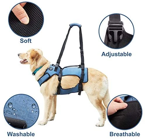 Mia's Pet Supply Dog Lift Harness - Support & Recovery Sling Leash for Dogs - Durable & Comfortable Harness for Pets 6 Mia's Pet Supply Dog Lift Harness, Support & Recovery Sling Leashes And Harness