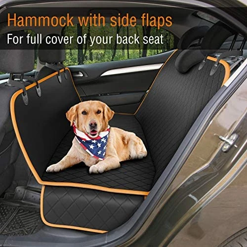Mia's Pet Supply Dog Back Seat Cover Protector - Durable Travel Car Seat Cover for Dogs 2 Mia's Pet Supply Dog Back Seat Cover Protector Travel