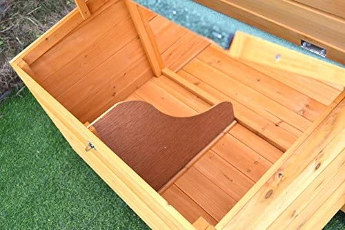 Mia's Pet Supply Omitree 69" Wooden Chicken Coop Cage - Durable Poultry Hutch for Hens, Ducks & More 7 Mia's Pet Supply Omitree New 69" Wood Hen Chicken Duck Poultry Hutch House Coop Cage