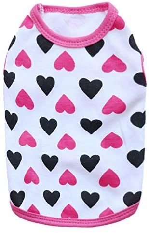 Mia's Pet Supply DroolingDog Small Dog Clothes - Pink Pet Apparel for Small Dogs & Cats 1 Mia's Pet Supply DroolingDog Small Dog Clothes Pet Apparel Dog T Shirt Cat Shirts For Small Dogs, Medium, Pink : Pet Supplies