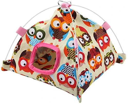Mia's Pet Supply Aviary & Perches HEEPDD Bird Hammock - Cartoon Parrot Hanging Tent with Coral Mat Cage Decor 12 Mia's Pet Supply Aviary & Perches HEEPDD Bird Hammock, Cartoon Parrot Hanging Tent With Coral Mat Cage Decor For Pet