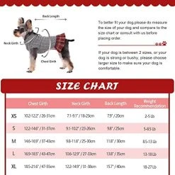 Mia's Pet Supply Kuoser Dog Sweater, Dog British Style Sweater Dress Warm Dog Sweaters Apparel