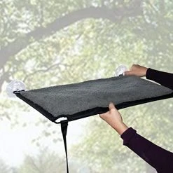 Mia's Pet Supply K&H Pet Products EZ Mount Window Kitty Sill Gray Bedding