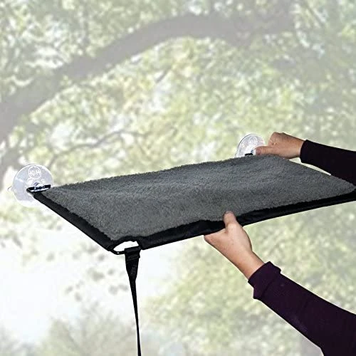 K&H Pet Products EZ Mount Window Kitty Sill - Gray Cat Bed for Indoor Cats | Promo Mia's Pet Supply 2 Mia's Pet Supply K&H Pet Products EZ Mount Window Kitty Sill Gray Bedding