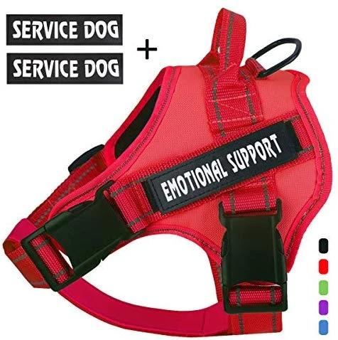 Mia's Pet Supply No-Pull Emotional Support Pet Vest Harness - Reflective, Breathable & Adjustable for Cats & Dogs 12 Mia's Pet Supply Leashes And Harness No-Pull Emotional Support Pet Vest Harness, Reflective Breathable And Adjustable