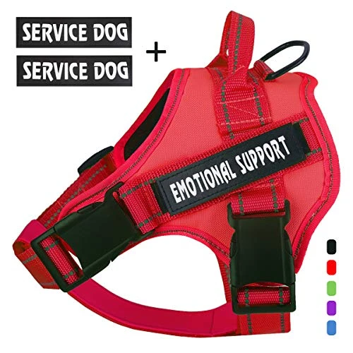 Mia's Pet Supply No-Pull Emotional Support Pet Vest Harness - Reflective, Breathable & Adjustable for Cats & Dogs 17 Mia's Pet Supply Leashes And Harness No-Pull Emotional Support Pet Vest Harness, Reflective Breathable And Adjustable