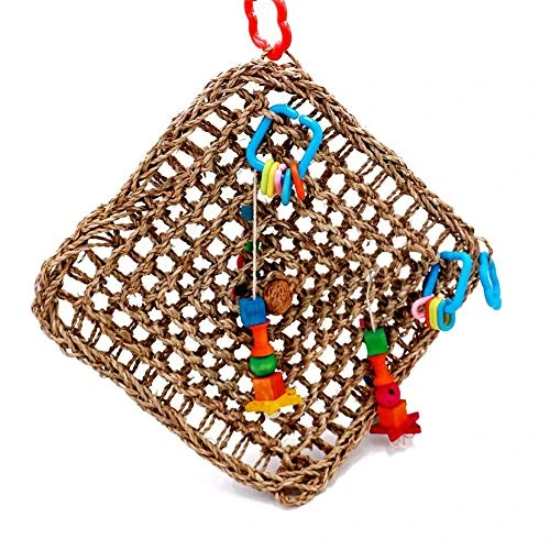 Mia's Pet Supply: Seagrass Activity Wall Toy for Parrots & Birds - Hot Sale! 7 Mia's Pet Supply : Bird Toys Parrot Seagrass Activity Wall Birds