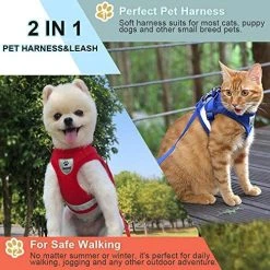 Mia's Pet Supply Cat Harness And Leash Set For Walking Cat And Small Dog Harness