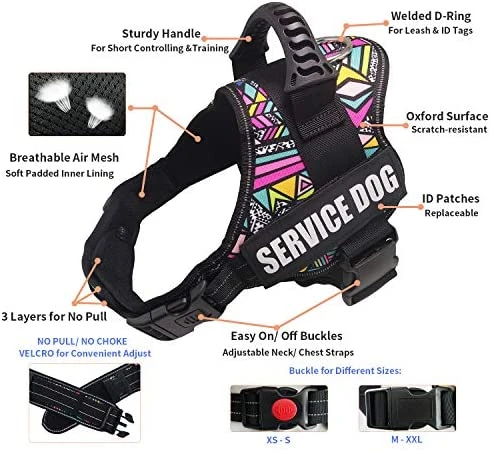Mia's Pet Supply Dihapet Dog Harness & Service Vest - Top 10 Rated for Comfort & Safety 3 Mia's Pet Supply Dihapet Dog Harness, Service Dog Vest
