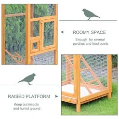 Mia's Pet Supply Aviary & Perches PawHut 65