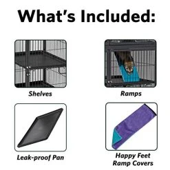 Mia's Pet Supply Deluxe Critter Nation Single Unit Small Animal Cage - Best Price for Rabbits & Small Pets 12 Mia's Pet Supply Deluxe Critter Nation Single Unit Small Animal Cage