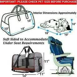 Mia's Pet Supply Mr. Peanut's Rhodium Series Airline Capable Soft Sided Pet Carrier Travel